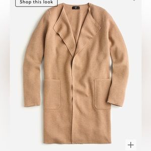Jcrew Juliette collarless sweater-blazer in xxs